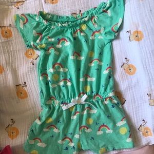 Cat & Jack Baby Girl Rainbow Romper